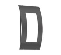 Elégante Applique D'extérieur Nila anthracite, opale