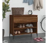 Élégante armoire à chaussures en bois robuste avec 2 compartiments et tiroir pour un rangement sans poussière, plateau supérieur stable pour la décoration, armoire de couloir pour l'ordre dans le