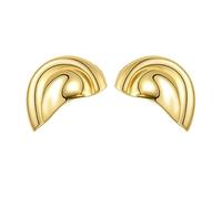 Élégante bague d'oreille demi-circulaire pour femme, bijou tendance, résistant aux allergies, pour les fêtes et au quotidien, As show, Cuivre respectueux de l'environnement