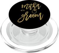 Élégante Bague mère du marié Jaune foncé PopSockets PopGrip pour MagSafe