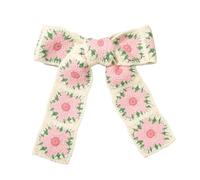 Élégante barrette à cheveux douce, tendance, plate, fleur crochetée, élégante pour les bouquets, nœuds au crochet, pince à ressort