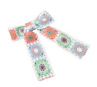 Élégante barrette à cheveux douce, tendance, plate, fleur crochetée, élégante pour les bouquets, nœuds au crochet, pince à ressort