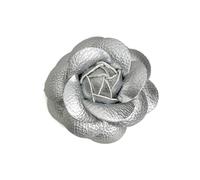 Élégante broche camélia élégante en forme de fleur, épinglette ethnique pour mariage, fête, vacances, costume, manteau, taille unique, Comme décrit