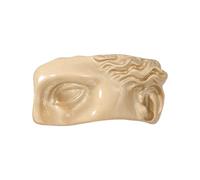 Élégante broche demi-visage - Bijou léger - Broche élégante pour un port confortable toute la journée - Broche robuste, taille unique, Comme décrit