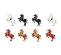 Élégante broche en forme de cheval symbolisant la chance, fixation facile, tendance pour toutes les occasions, taille unique, Comme décrit
