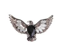 Élégante broche en forme d'oiseau, broche en forme d'oiseau, broche en alliage étincelant, convient pour un sac à dos élégant, bijoux en forme d'animal, taille unique, Comme décrit