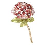 Élégante broche hortensia fabriquée à partir d'alliage robuste, accessoire de bon goût pour les femmes qui apprécient la broche élégante, taille unique, Comme décrit