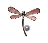 Élégante broche papillon avec perles en forme de gouttes d'eau, matériaux en alliage pour femme, accessoire de mode, perles, bijoux papillon, taille unique, Comme décrit