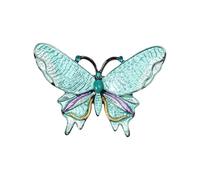 Élégante broche papillon en cristal émaillé pour les tenues d'invités de mariage, robes de soirée et événements spéciaux. Broche papillon en cristaux, taille unique, Comme décrit
