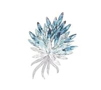 Élégante broche papillon en cristal romantique, bijoux en alliage avec cristal artisanal sécurisé, pour femme, broche papillon en alliage, taille unique, Comme décrit