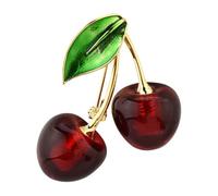 Élégante broche pastorale en forme de fruits multifonctionnels en métal bijoux décoratifs en alliage texture pour fêtes et voyages, fête quotidienne, voyage