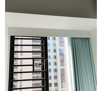 Élégante cantonnière de baie vitrée de 2,2 m, sans tringle nécessaire, décoration d'intérieur parfaite pour chambre à coucher, traitement de fenêtre élégant pour améliorer l'élégance et le charme de