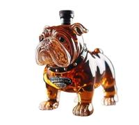 Élégante carafe à whisky en verre avec bouchon hermétique - Sans plomb pour le vieillissement des spiritueux, décoration et collection (A2)