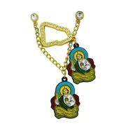 Élégante chaîne de chapeau/pendentif unique en métal pour décoration de chapeau - Broche créative de dessin animé pour une tenue tendance, taille unique, Comme décrit