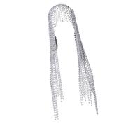 Élégante chaîne de cheveux vintage avec franges en cristal pour mariage, fête et usage quotidien