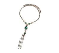 Élégante chaîne de sous-vêtements en cristal en forme de goutte d'eau avec strass, accessoires de corps, bijoux de corps pour fêtes et vacances, accessoire élégant pour femme, taille unique, Comme