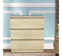 Élégante commode de rangement à 3 tiroirs pour chambre à coucher et salon, mobilier fonctionnel pour une nification élégante, idéale pour la décoration de la maison et la gestion de l'espace