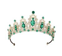 Élégante couronne en cristal - Diadème pour femme - Pour fête de mariage - Bandeau de mariée - Bijoux de cheveux - Serre-tête en strass, taille unique, Comme décrit