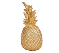 Élégante décoration en résine d'ananas pour améliorer l'entrée, la bibliothèque, la cave à vin et les espaces de table à manger avec une décoration artistique et raffinée (grand doré)