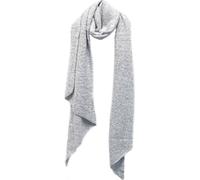 Elégante écharpe de mode 220x70 cm, couleur unie - Stylée & Chauffante Gris clair