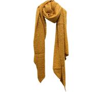 Elégante écharpe de mode 220x70 cm, couleur unie - Stylée & Chauffante Jaune moutarde