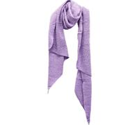 Elégante écharpe de mode 220x70 cm, couleur unie - Stylée & Chauffante Lila