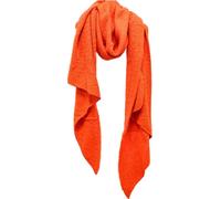 Elégante écharpe de mode 220x70 cm, couleur unie - Stylée & Chauffante Néon Orange