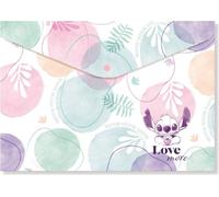 Élégante enveloppe pour documents A4 avec motif Stitch complexe - idéale pour sécuriser vos documents importants avec style