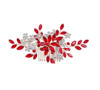 Élégante épingle à cheveux de mariée avec perles et strass pour événements formels