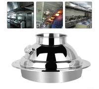 Élégante et efficace : la sortie d'aération de cuisine en acier inoxydable 201 avec une forme sphérique innovante (200#)