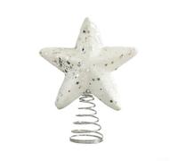 Élégante étoile à paillettes pour embellir les vacances et créer de merveilleux souvenirs avec vos proches (Blanc-S)