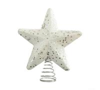 Élégante étoile à paillettes pour embellir les vacances et créer de merveilleux souvenirs avec vos proches (Blanc-L)