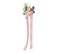 Élégante fleur poignet corsage pour mariage rose poignet pour mariée et dame mariée demoiselle d'honneur cérémonie anniversaire broches pour femmes, taille unique, Comme décrit