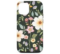 Élégante Fleur Sauvage Florale botanique Douce Couleur Nature été Coque pour iPhone 12/12 Pro