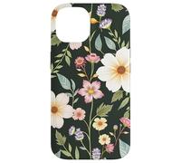 Élégante Fleur Sauvage Florale botanique Douce Couleur Nature été Coque pour iPhone 14