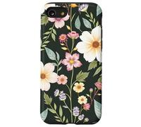 Élégante Fleur Sauvage Florale botanique Douce Couleur Nature été Coque pour iPhone SE (2020) / 7/8