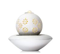 Élégante Fontaine Cascade de Table - Fontaine d'intérieur en céramique, Purification de l'air, décoration relaxante pour la Maison et Le Bureau