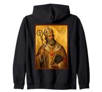 Élégante icône catholique de Saint Augustin d'Hippone Sweat à Capuche