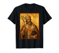 Élégante icône catholique de Saint Augustin d'Hippone T-Shirt