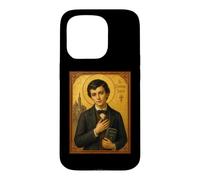 Élégante icône catholique de Saint Dominique Savio Coque pour iPhone 15 Pro