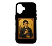 Élégante icône catholique de Saint Dominique Savio Coque pour iPhone 16