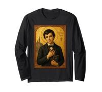 Élégante icône catholique de Saint Dominique Savio Manche Longue