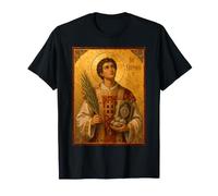 Élégante icône catholique de Saint Étienne T-Shirt