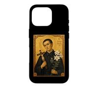 Élégante icône catholique de Saint Gérard Majella Coque pour iPhone 16 Pro
