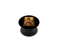 Élégante icône catholique de Saint Juan Diego PopSockets PopGrip Adhésif