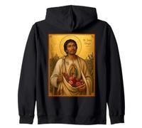 Élégante icône catholique de Saint Juan Diego Sweat à Capuche