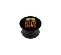 Élégante icône catholique de Saint Martin de Porres PopSockets PopGrip Adhésif