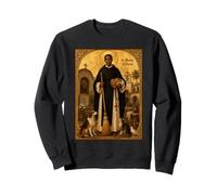 Élégante icône catholique de Saint Martin de Porres Sweatshirt