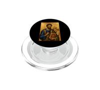 Élégante icône catholique de Saint Matthieu PopSockets PopGrip pour MagSafe