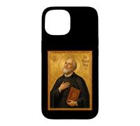 Élégante icône catholique de Saint Philippe Néri Coque pour iPhone 15